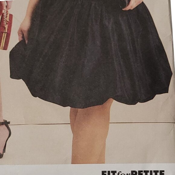 Simplicity S3132 Dress Sewing Pattern Sz 20W-28W Stretch Knits With Contrast Ruf - Picture 8 of 11